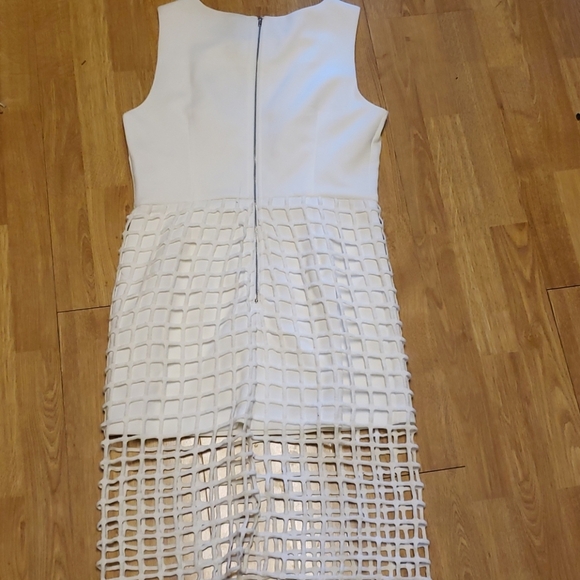 JOA lattice cage skirted dress sz large - Picture 4 of 4
